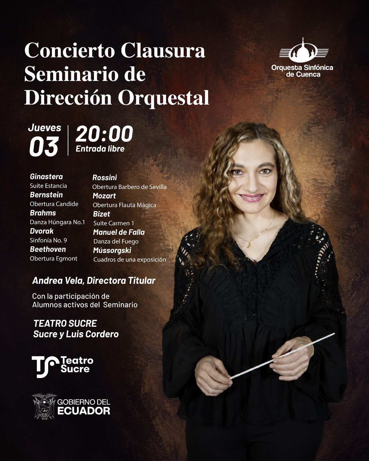 Concierto clausura 03 sep